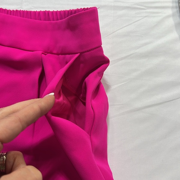 Skies are blue hot pink dress pants size S - Picture 5 of 9